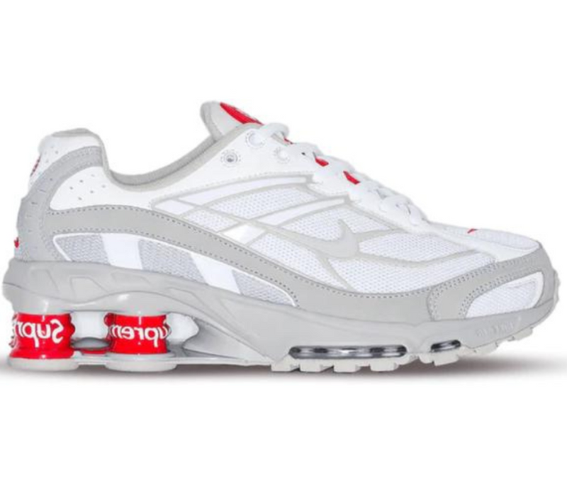 Nike Shox Ride 2 X Supreme 'White Grey Fog' - Ldoutleet