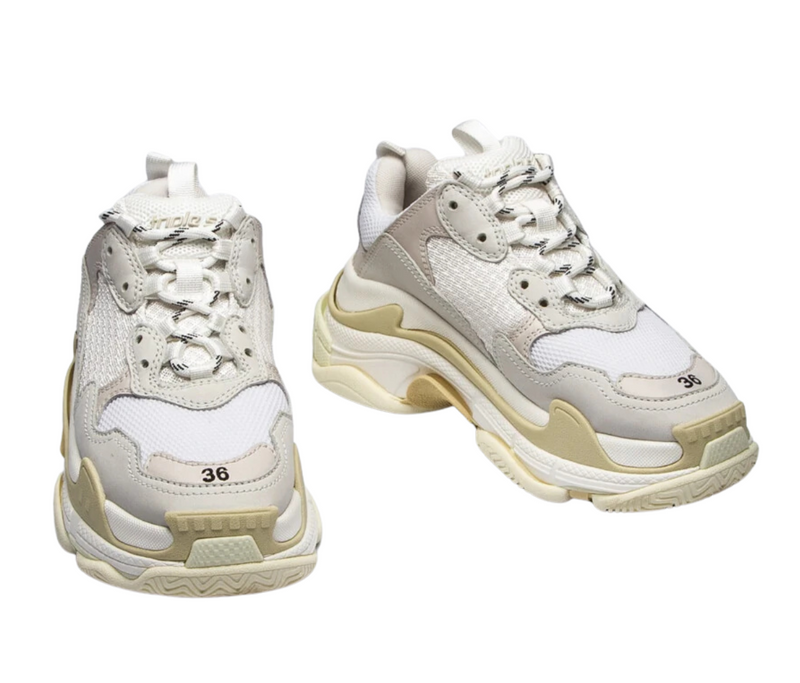 Tênis Balenciaga Triple S 'White'