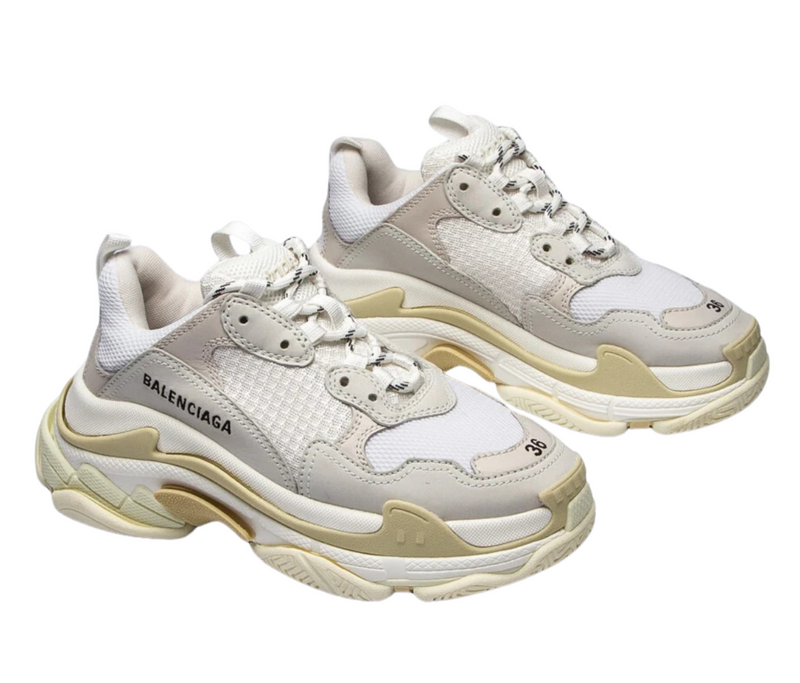 Tênis Balenciaga Triple S 'White'